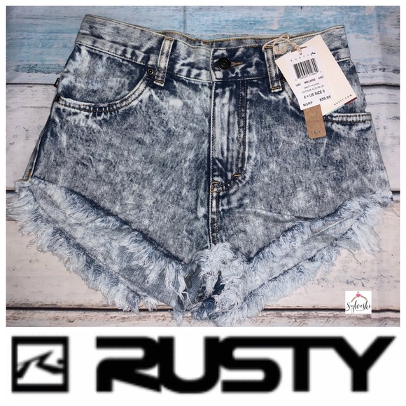 🔥Rusty Minty Hi Wash Vintage Acid Blue Minty - Picture 1 of 5